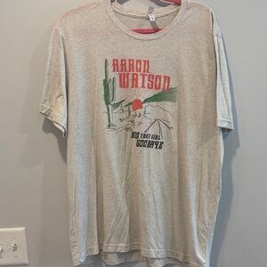 Bella Canvas Gray Graphic Tee with Desert Design